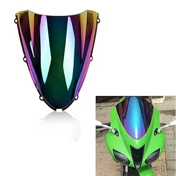 Amazon.com: Windshield Windscreen Double Bubble for Ninja